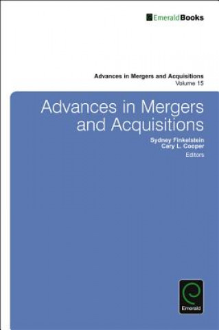 Książka Advances in Mergers and Acquisitions Sir Cary L. Cooper