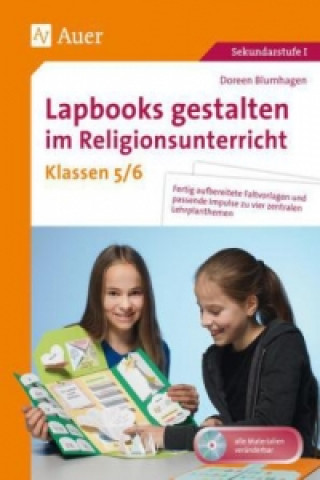 Książka Lapbooks gestalten im Religionsunterricht 5-6, m. 1 CD-ROM Doreen Blumhagen