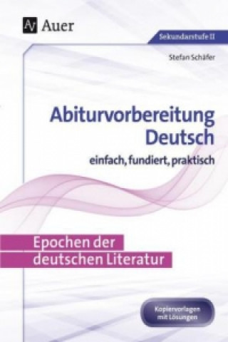 Carte Epochen der deutschen Literatur Stefan Schäfer