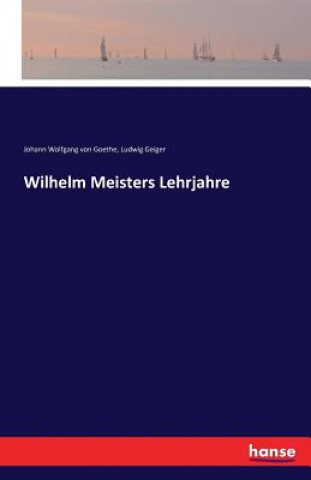 Knjiga Wilhelm Meisters Lehrjahre Johann Wolfgang Von Goethe