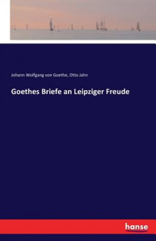 Kniha Goethes Briefe an Leipziger Freude Johann Wolfgang Von Goethe