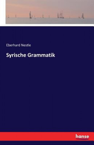 Kniha Syrische Grammatik Eberhard Nestle