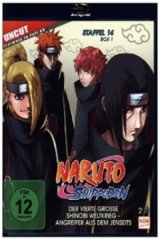 Video Naruto Shippuden. Staffel.14.1, 2 Blu-ray Hayato Date