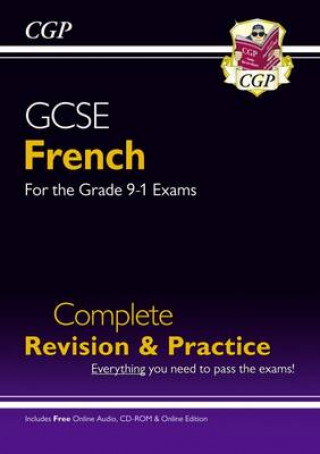 Carte GCSE French Complete Revision & Practice (with CD & Online Edition) - Grade 9-1 Course CGP Books