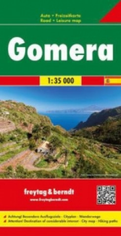Nyomtatványok Gomera Road-, Hiking Map 1:35 000 