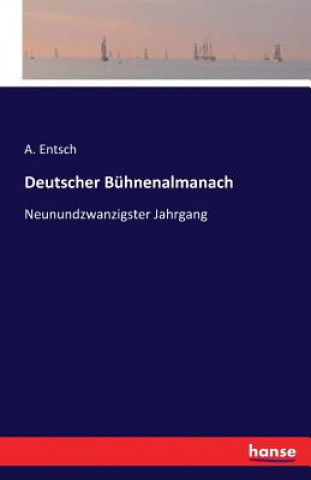 Carte Deutscher Buhnenalmanach A Entsch