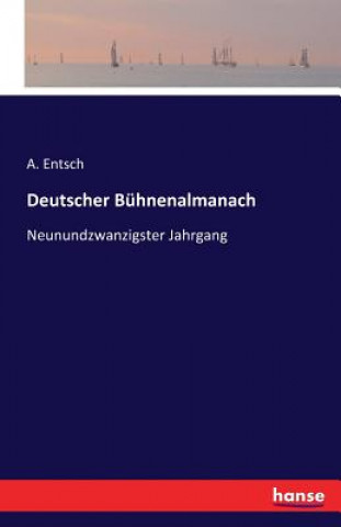 Książka Deutscher Buhnenalmanach A Entsch