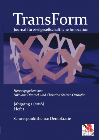 Kniha TransForm - Journal für zivilgesellschaftliche Innovation Nikolaus Dimmel