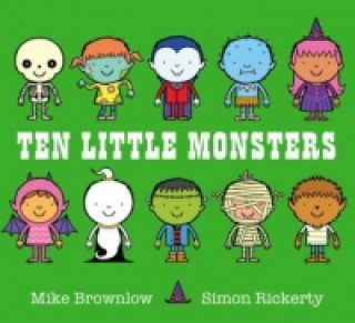 Kniha Ten Little Monsters Mike Brownlow
