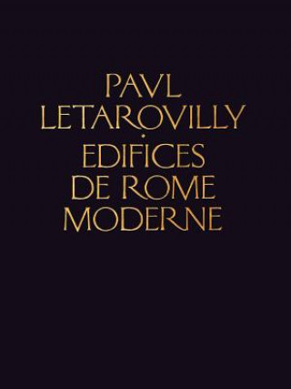 Book Edifices de Rome Moderne Paul Letarouilly