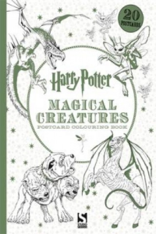 Książka Harry Potter Magical Creatures Postcard Colouring Book Warner Bros