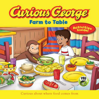 Carte Curious George Farm to Table (CGTV 8x8) H A Rey