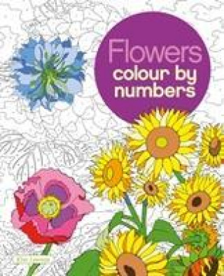 Book Flowers Colour by Numbers Arcturus Publishing