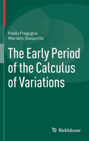 Kniha Early Period of the Calculus of Variations Paolo Freguglia