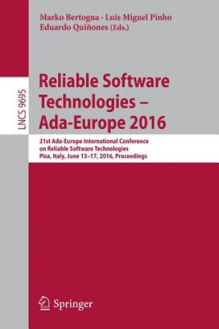 Книга Reliable Software Technologies - Ada-Europe 2016 Marko Bertogna