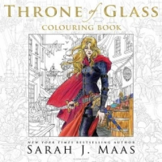 Książka Throne of Glass Colouring Book Sarah J. Maas