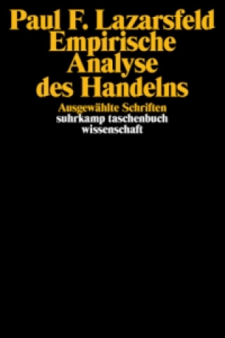 Buch Empirische Analyse des Handelns Paul F. Lazarsfeld