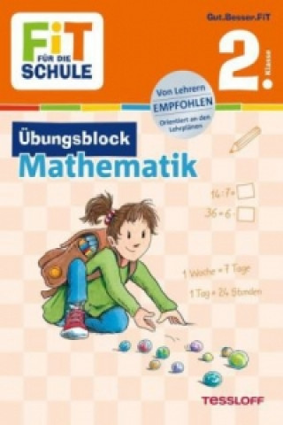 Kniha FiT FÜR DIE SCHULE: Übungsblock Mathematik 2. Klasse Werner Zenker