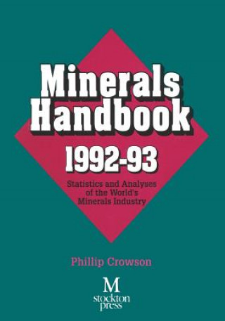Книга Minerals Handbook 1992-93 Phillip Crowson