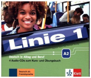 Audio Linie 1 - 4 Audio-CDs zum Kurs- und Übungsbuch A2 Stefanie Dengler