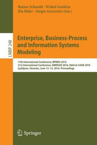 Książka Enterprise, Business-Process and Information Systems Modeling Rainer Schmidt