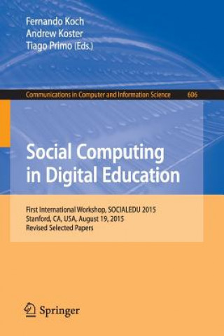 Könyv Social Computing in Digital Education Fernando Koch