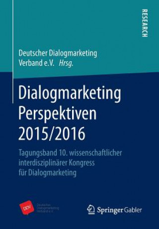 Kniha Dialogmarketing Perspektiven 2015/2016 Deutscher Dialogmarketing Verband e. V. DDV