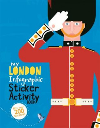 Carte My London Infographic Sticker Activity Book Kay Barnham