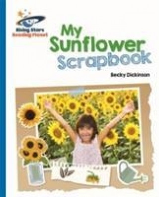 Carte Reading Planet - My Sunflower Scrapbook - Blue: Galaxy Becky Dickinson