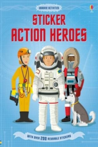 Książka Sticker Action Heroes Megan Cullis