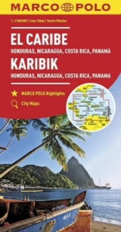 Materiale tipărite MARCO POLO Kontinentalkarte Karibik 1:2 500 000 