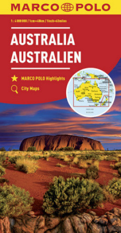 Tlačovina Australia Marco Polo Map 