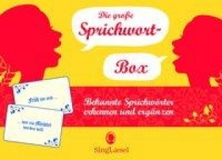 Joc / Jucărie Die große Sprichwort-Box SingLiesel Verlag
