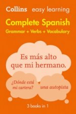 Carte Easy Learning Spanish Complete Grammar, Verbs and Vocabulary (3 books in 1) Collins Dictionaries