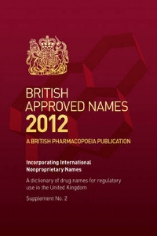 Kniha British approved names 2012 British Pharmacopoeia Commission