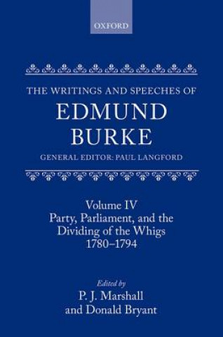 Buch Writings and Speeches of Edmund Burke Paul Langford