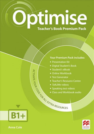 Carte Optimise B1+ Teacher's Book Premium Pack TB PK