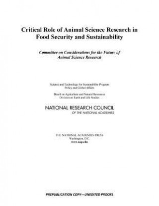 Kniha Critical Role of Animal Science Research in Food Security and Sustainability National Research Council