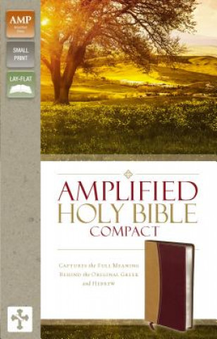 Kniha Amplified Holy Bible, Compact, Leathersoft, Tan/Burgundy Zondervan Publishing