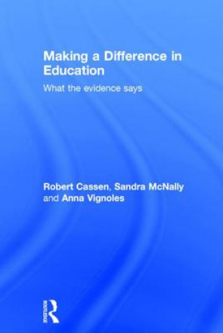Carte Making a Difference in Education Anna F. Vignoles