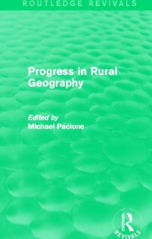 Buch Progress in Rural Geography (Routledge Revivals) 