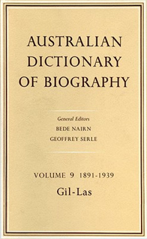 Book Australian Dictionary of Biography V9 