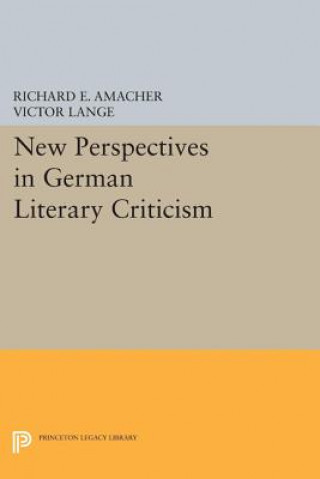 Buch New Perspectives in German Literary Criticism Victor Lange