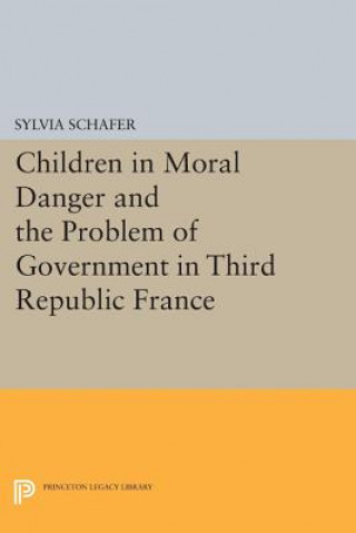 Könyv Children in Moral Danger and the Problem of Government in Third Republic France Sylvia Schafer