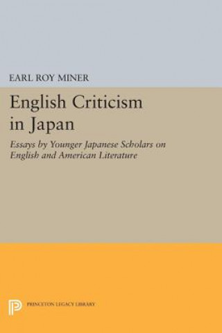 Kniha English Criticism in Japan Earl Roy Miner