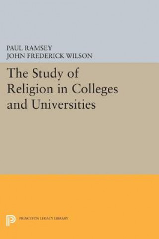 Knjiga Study of Religion in Colleges and Universities John Frederick Wilson