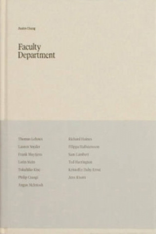Kniha Faculty Department Justin Chung