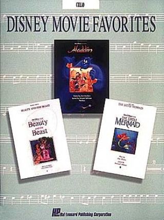 Carte Disney Movie Favorites Instrumental Solo Cello Alan Menken