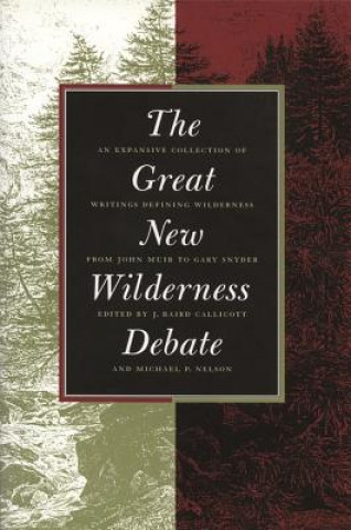 Kniha Great New Wilderness Debate J. Callicott