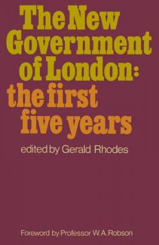 Kniha New Government of London Gerald Rhodes